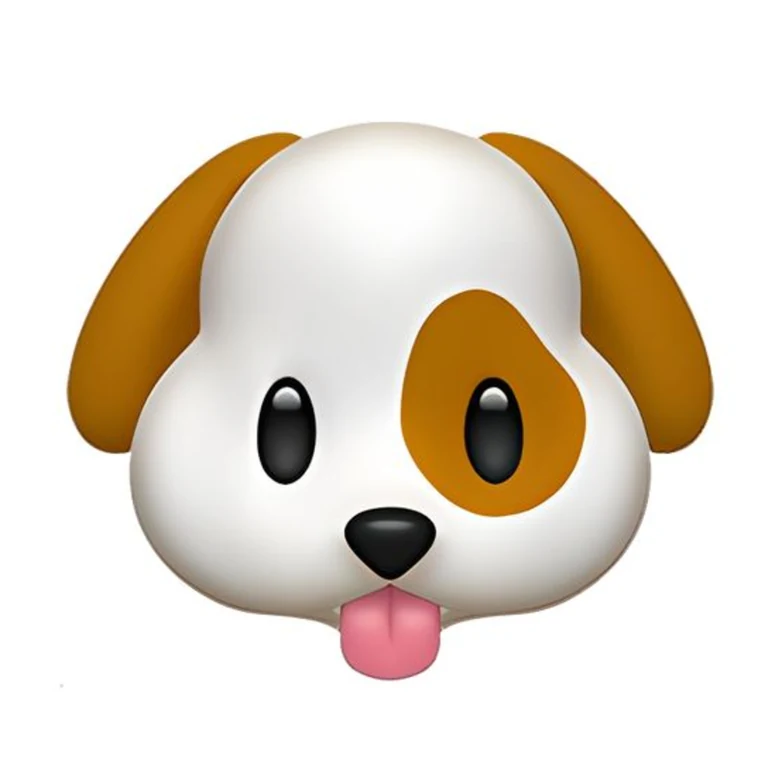 The default dog looking straight ahead